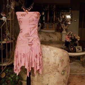 Cynthia Rowley Strapless Skirt Dress Top Cover Up